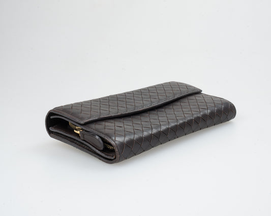 Bottega Veneta intrecciate bi-fold wallet