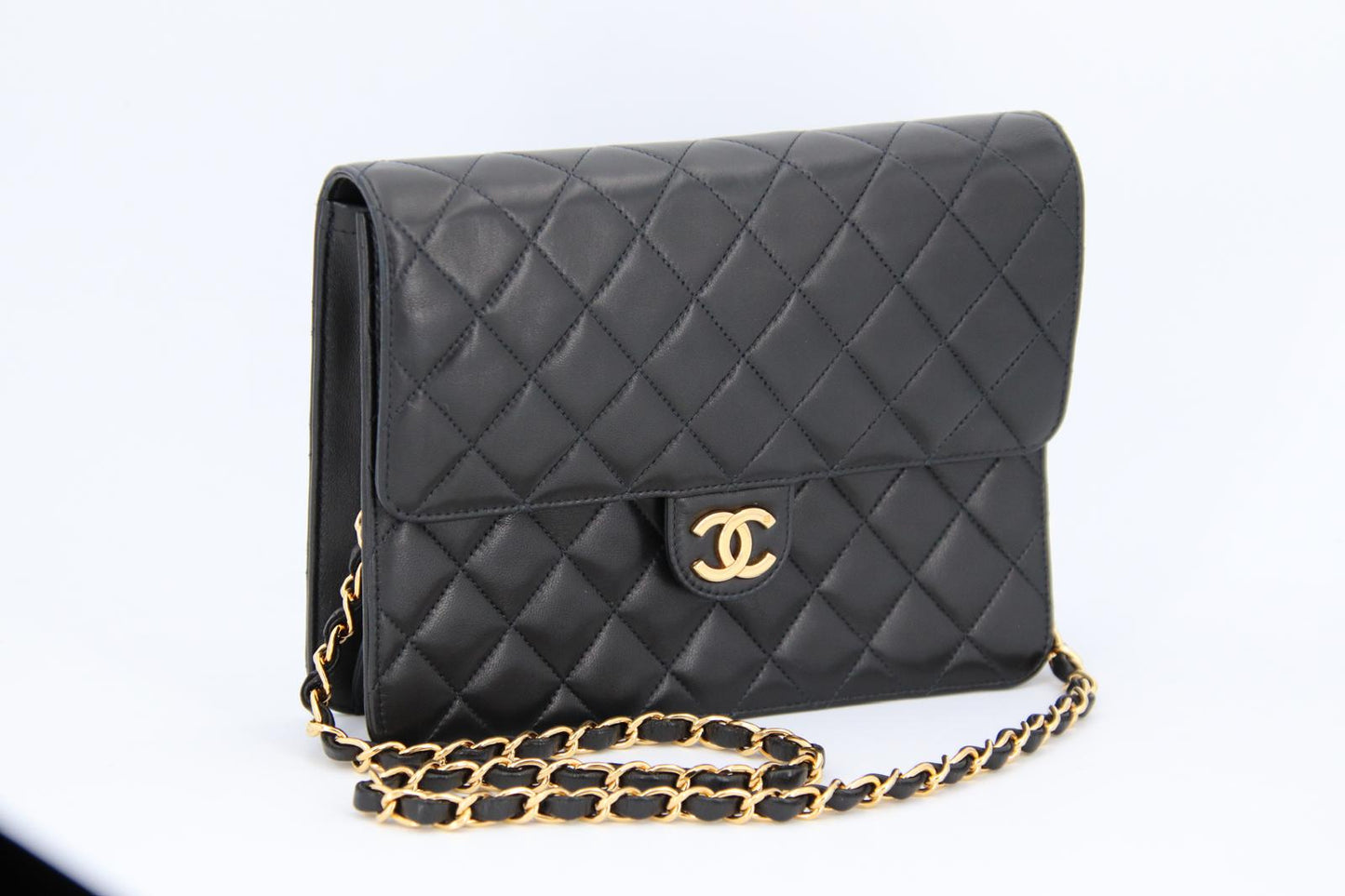 Chanel push lock straight flap Shoulderbag
