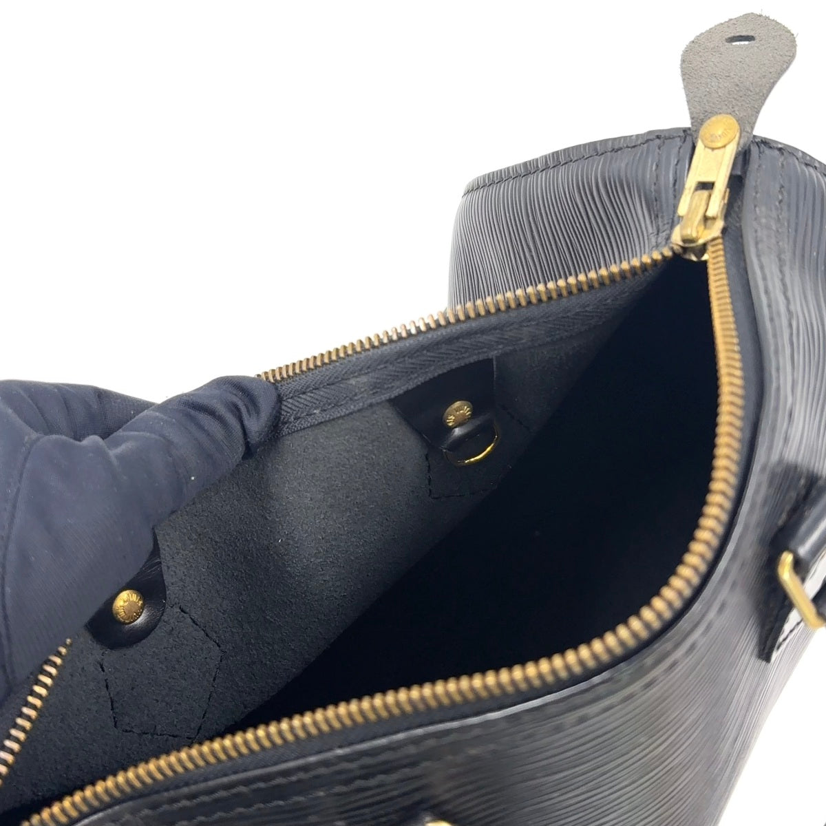 Louis Vuitton Black Epi Speedy 30
