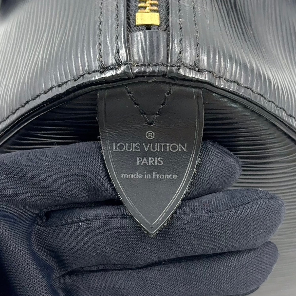 Louis Vuitton Black Epi Speedy 30