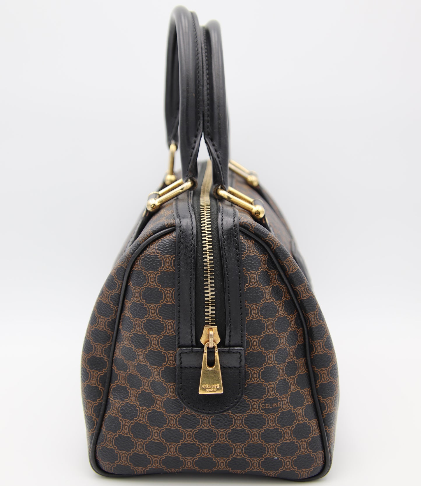 Celine Macadam Canvas Boston bag