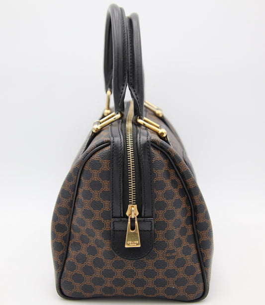 Celine Macadam Canvas Boston bag