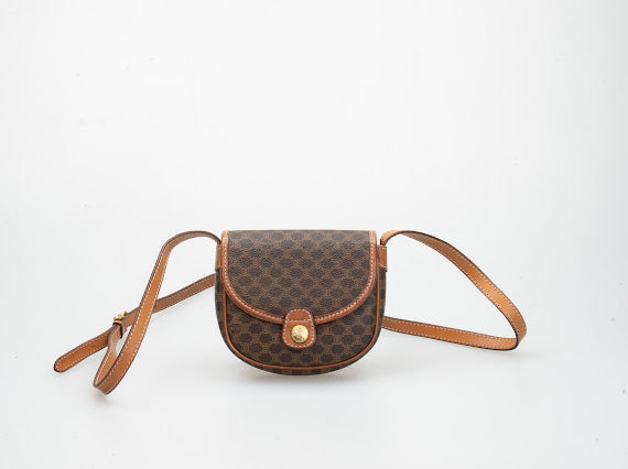 Celine Macadam Canvas shoulderbag
