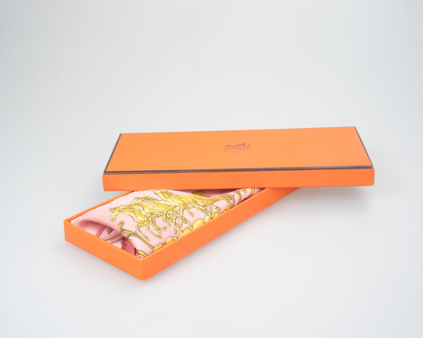Hermes silk scarf
