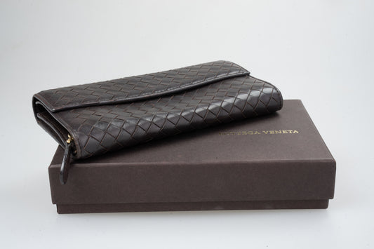 Bottega Veneta intrecciate bi-fold wallet